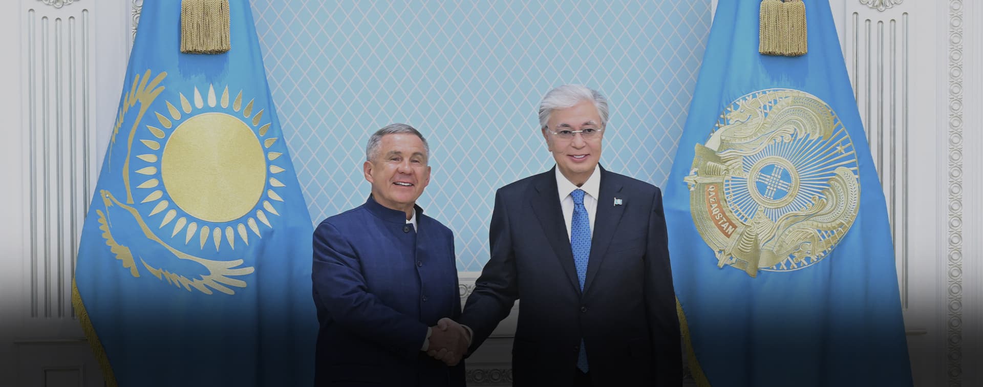 В Астане состоялась встреча Раиса Татарстана Рустама Минниханова и Президента Казахстана Касым-Жомарта Токаева