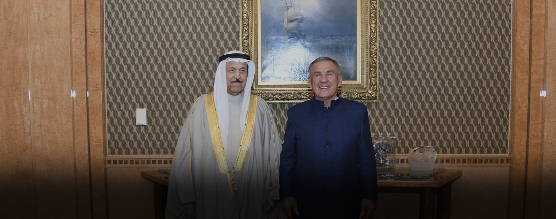 Рустам Минниханов провел встречу с членом ГСВ от Бахрейна Абдулрахманом Аль Халифой