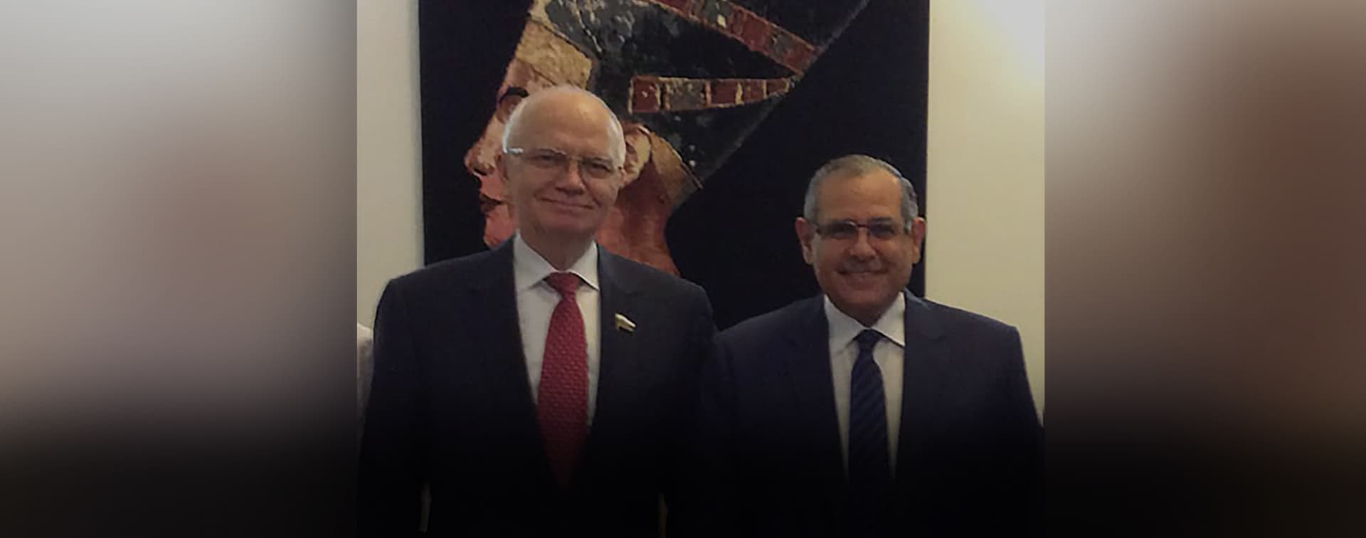 Фарит Мухаметшин встретился с послом Египта Ихабом Насром