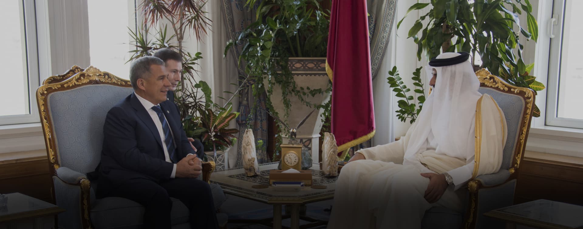 Минниханов встретился с Эмиром Катара