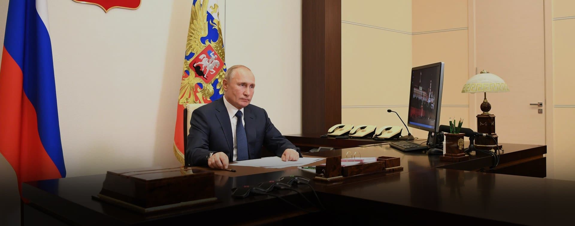 Заявление Владимира Путина о прекращении огня в Нагорном Карабахе
