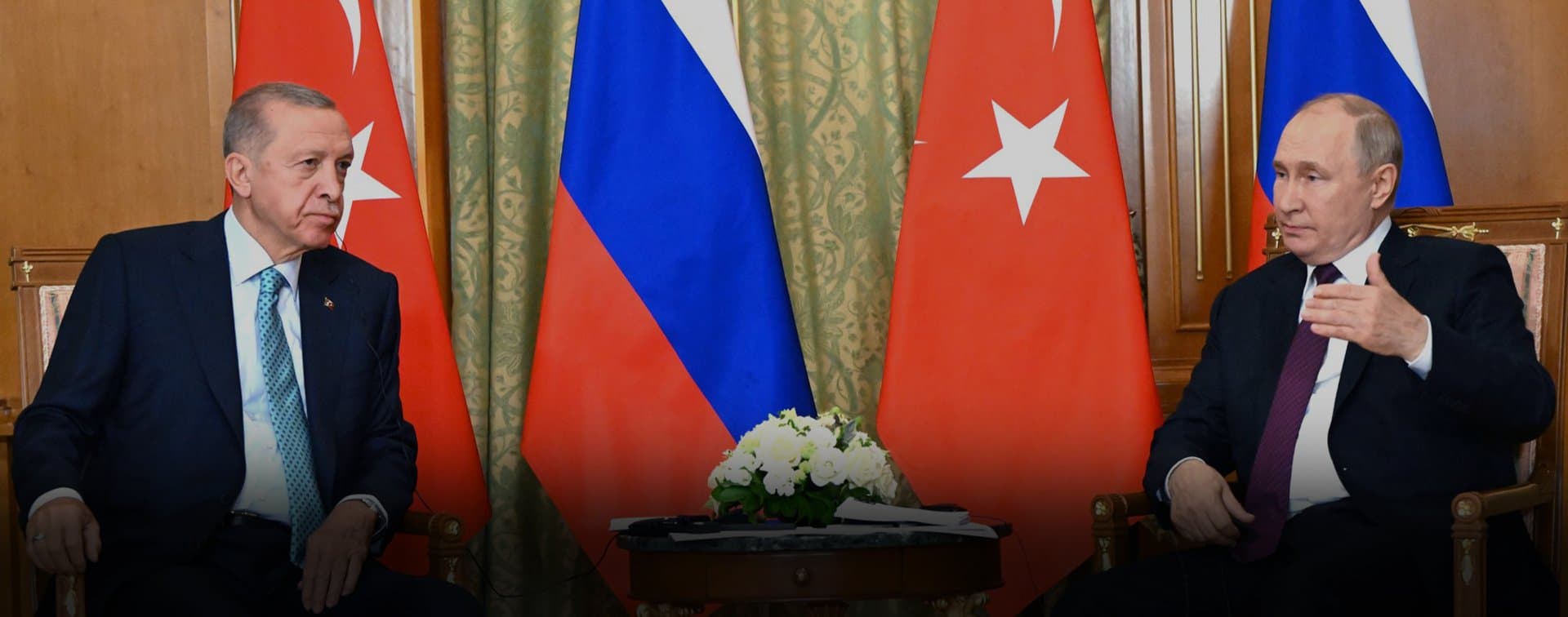 Путин заявил, что переговоры с Эрдоганом прошли в деловой атмосфере