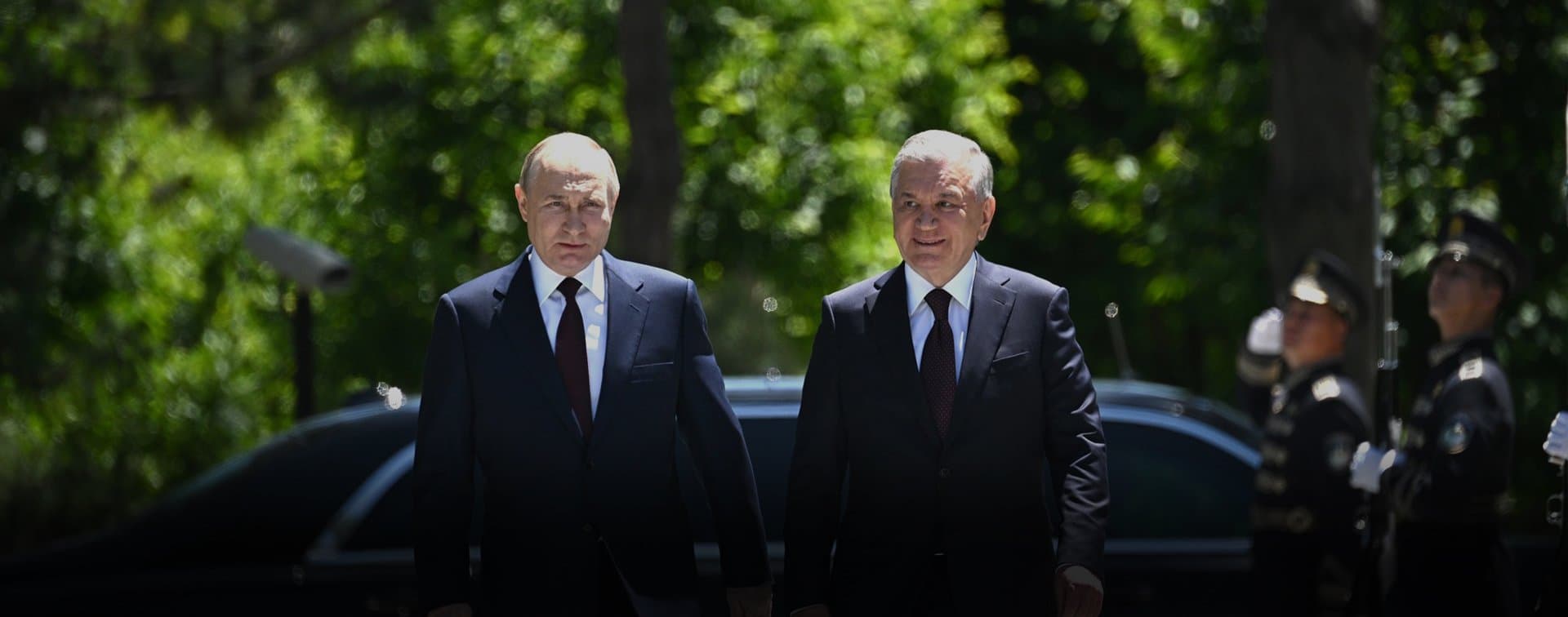 Путин поблагодарил Мирзиёева за оказанное гостеприимство