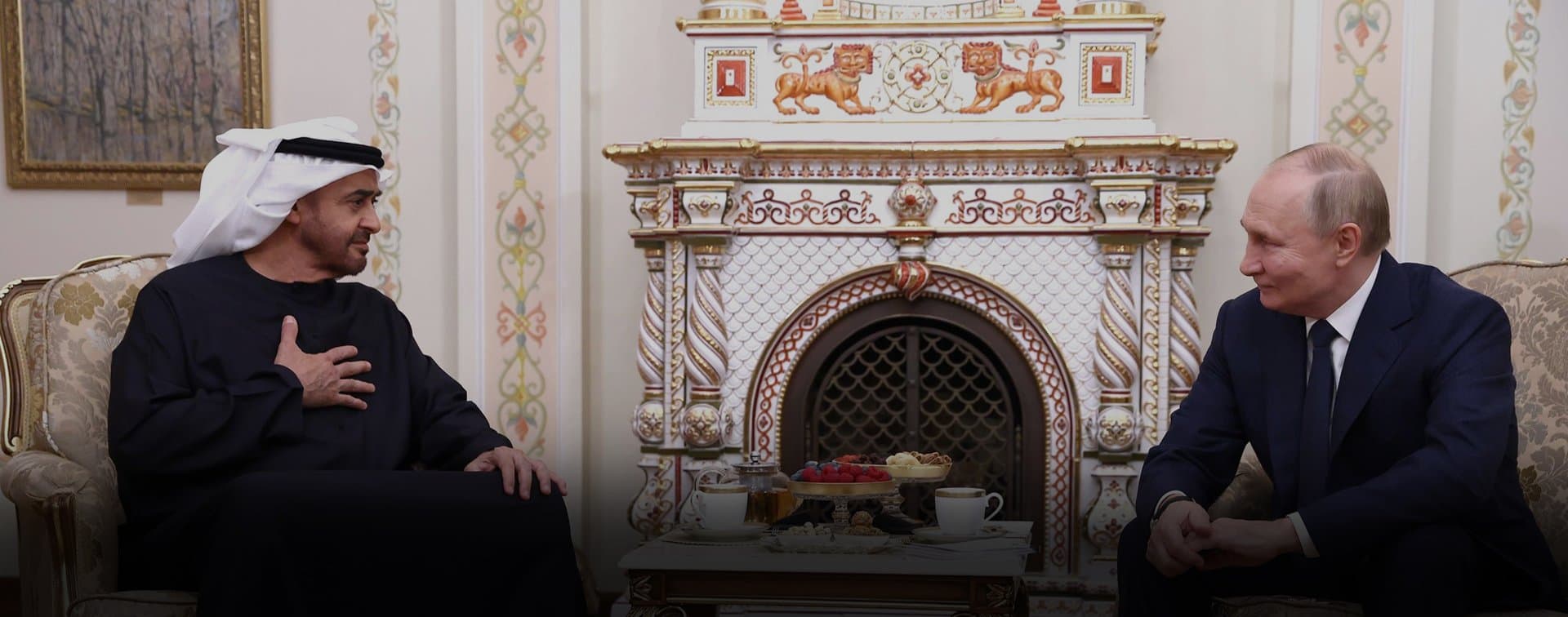 Путин встретился в Кремле с президентом ОАЭ