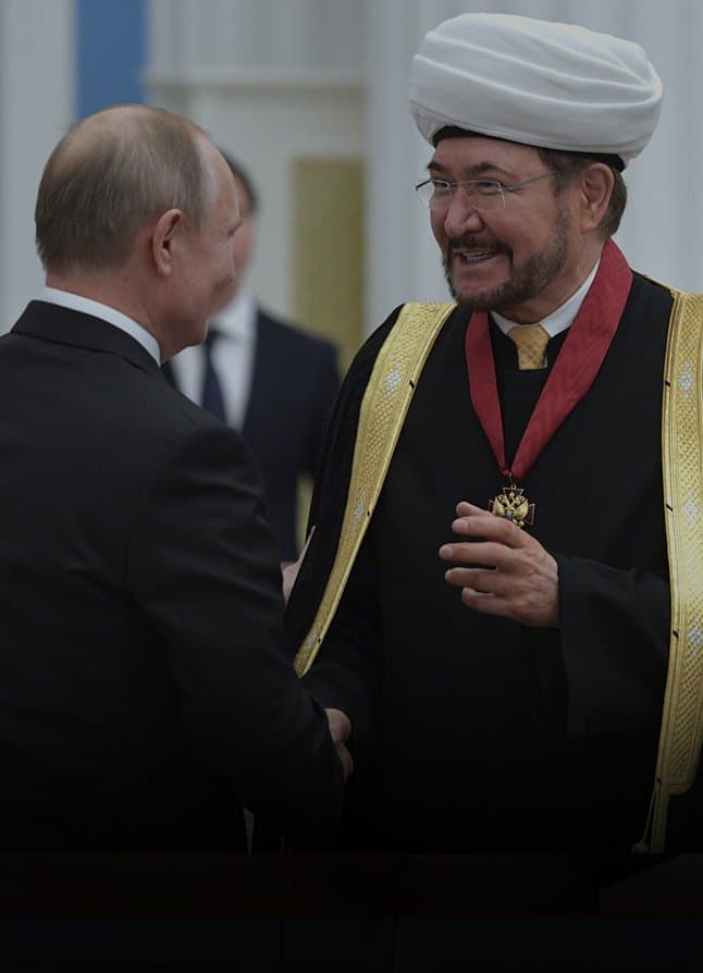Российские религиозные деятели получили государственные награды