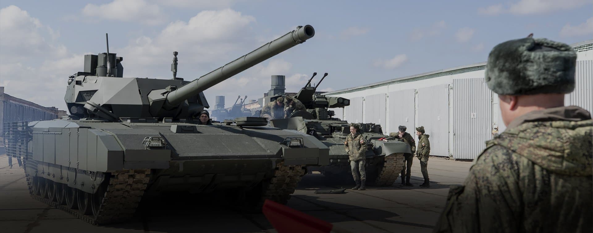 Российские военные испытали в Сирии новый танк «Армата»