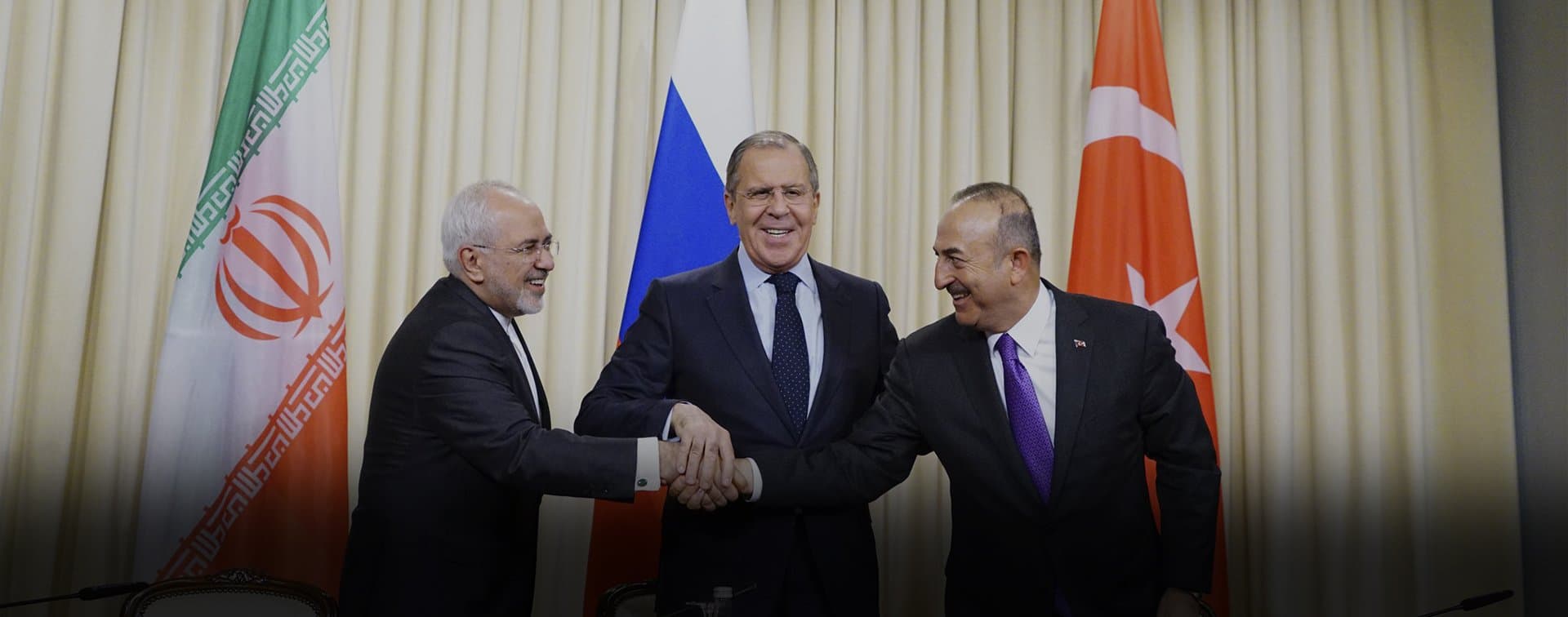 Главы МИД России, Турции и Ирана обсудили Ближний Восток