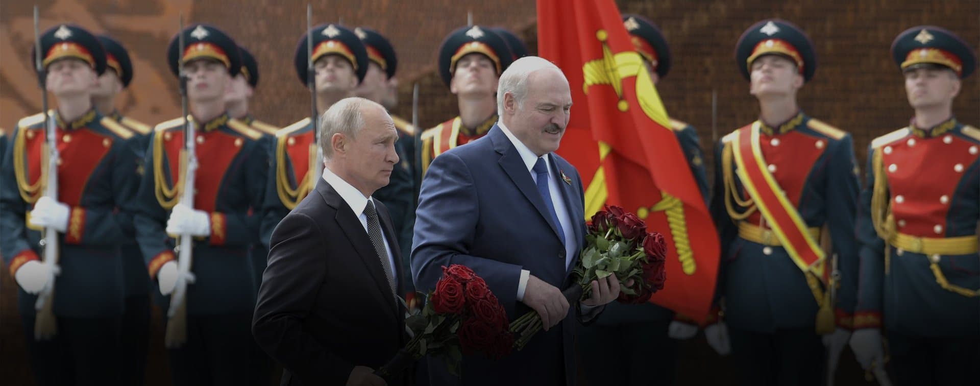 Путин и Лукашенко открыли Ржевский мемориал советскому солдату в Тверской области