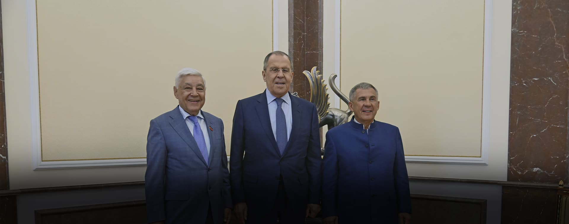 Рустам Минниханов встретился с министром иностранных дел РФ Сергеем Лавровым