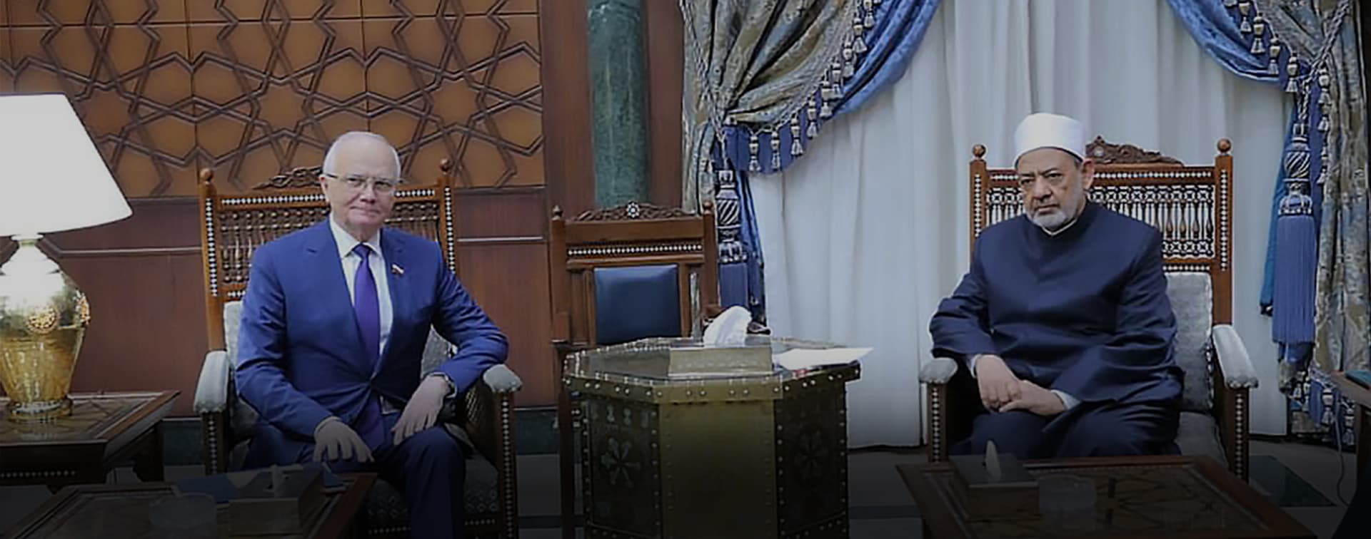 Мухаметшин провел встречу с Верховным Имамом аль-Азхара