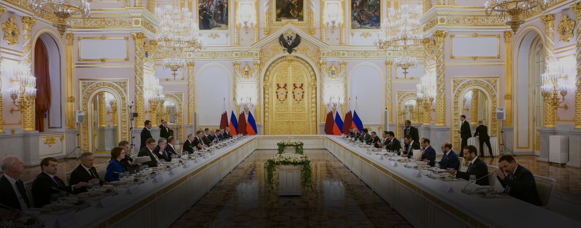 Рустам Минниханов принял участие в расширенной встрече Президента России с Эмиром Катара