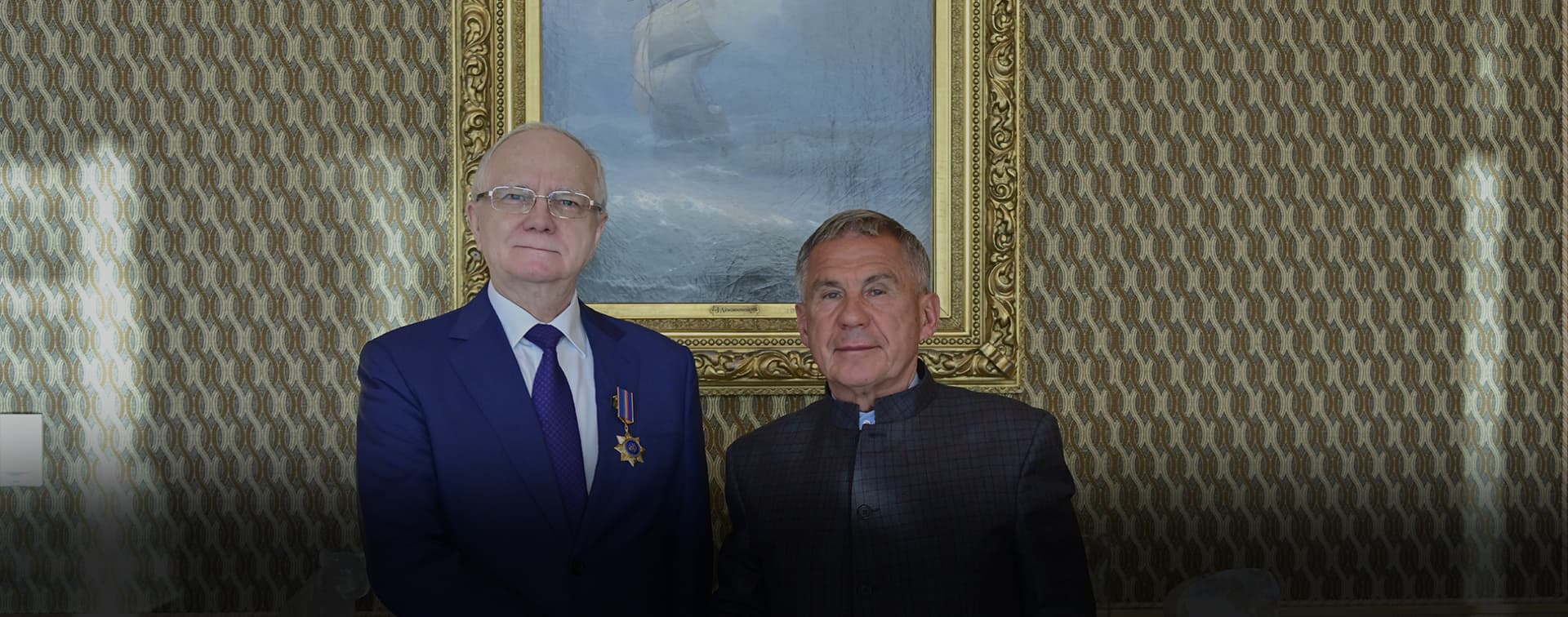 Заместитель Председателя Группы стратегического видения «Россия – Исламский мир» Фарит Мухаметшин награжден орденом «Дуслык»