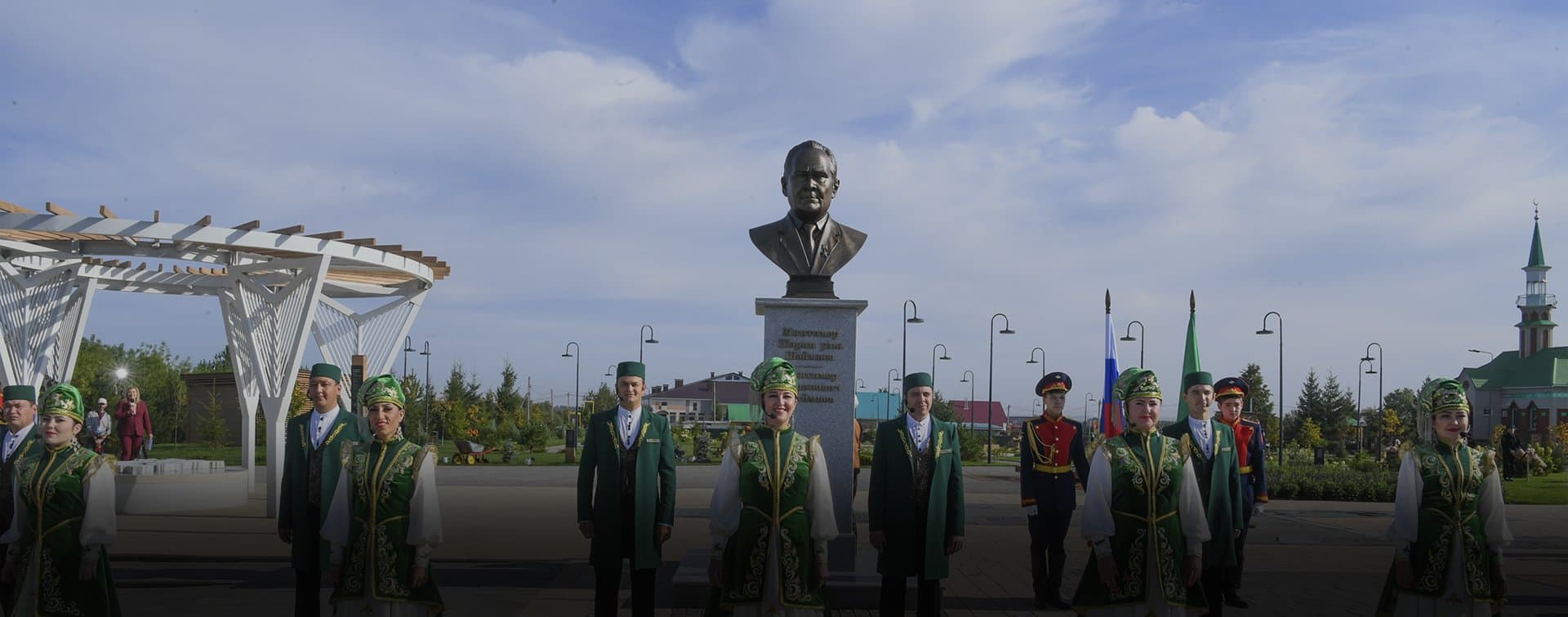 Бюст первому президенту Татарстана открыли в Актанышском районе