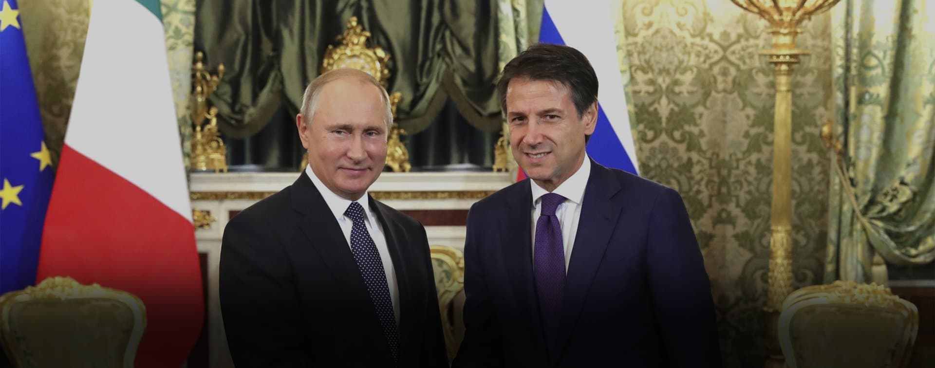 Путин обсудил с премьером Италии Белоруссию, Ливию и коронавирус