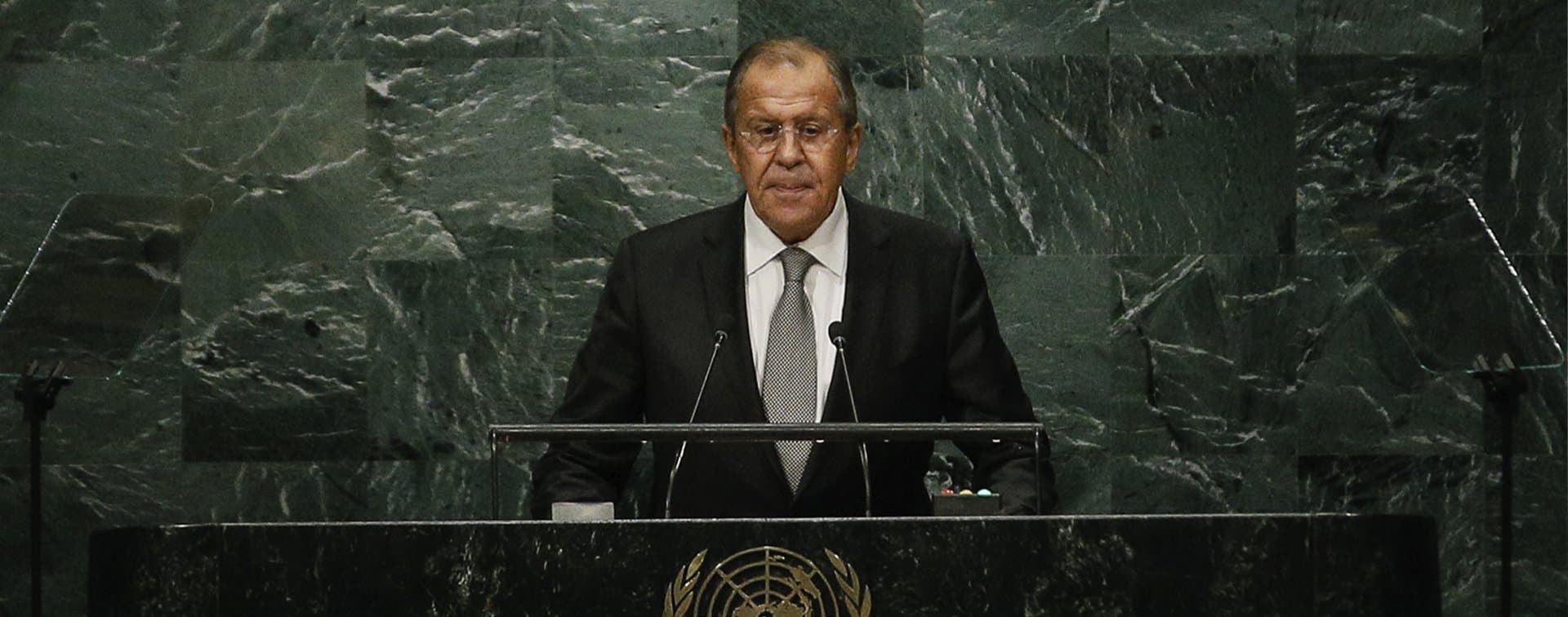 Лавров выступил на сессии Генассамблеи ООН