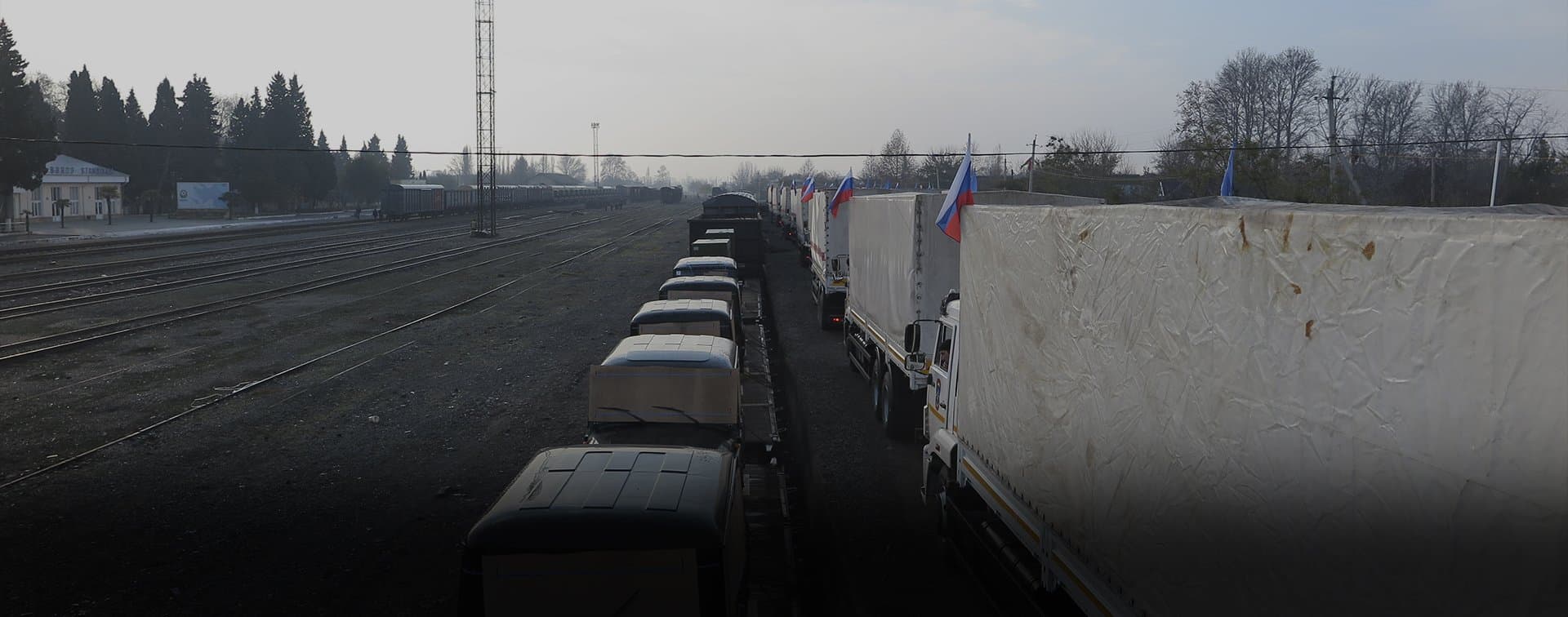 Крупную партию гуманитарной помощи доставили из России в Карабах