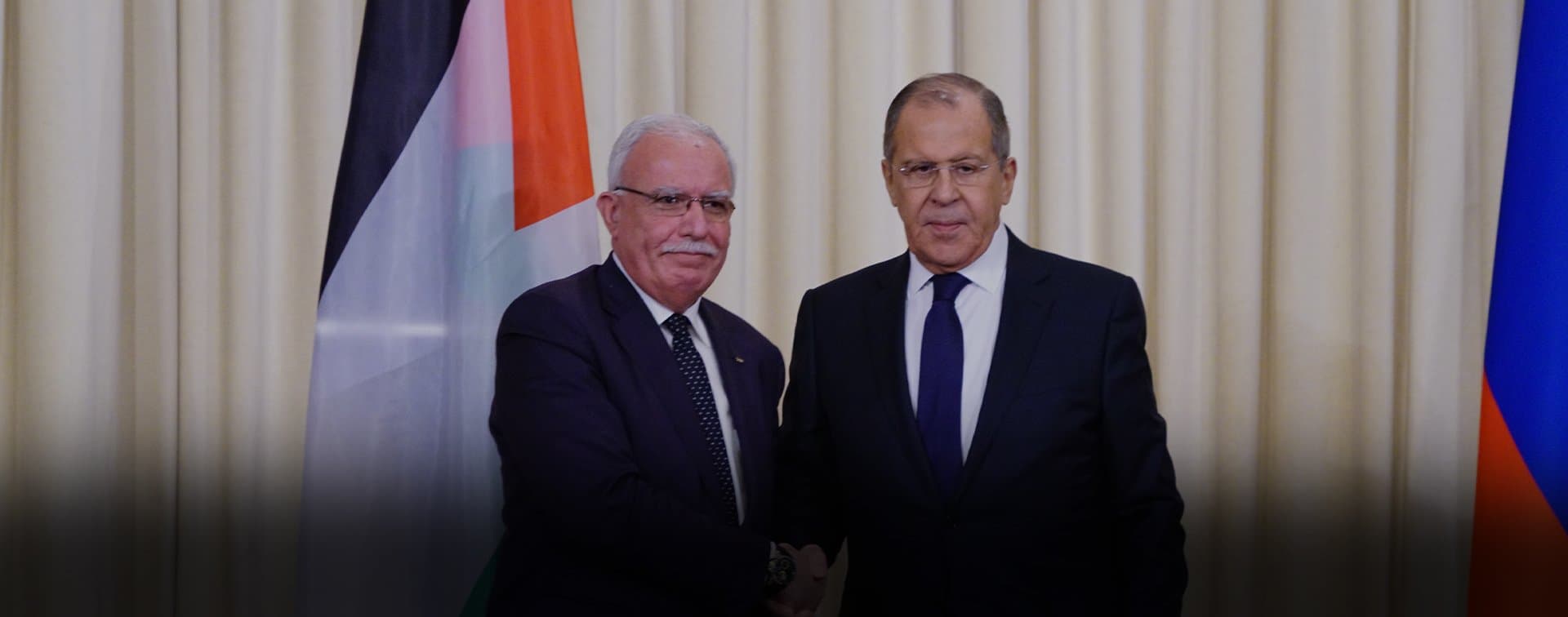 Глава МИД Палестины передал Лаврову письмо Аббаса Путину