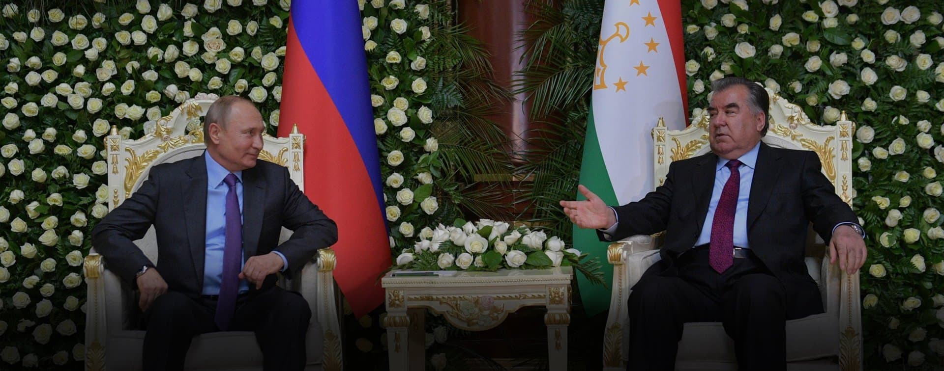 Владимир Путин отметил высокий уровень отношений с Таджикистаном