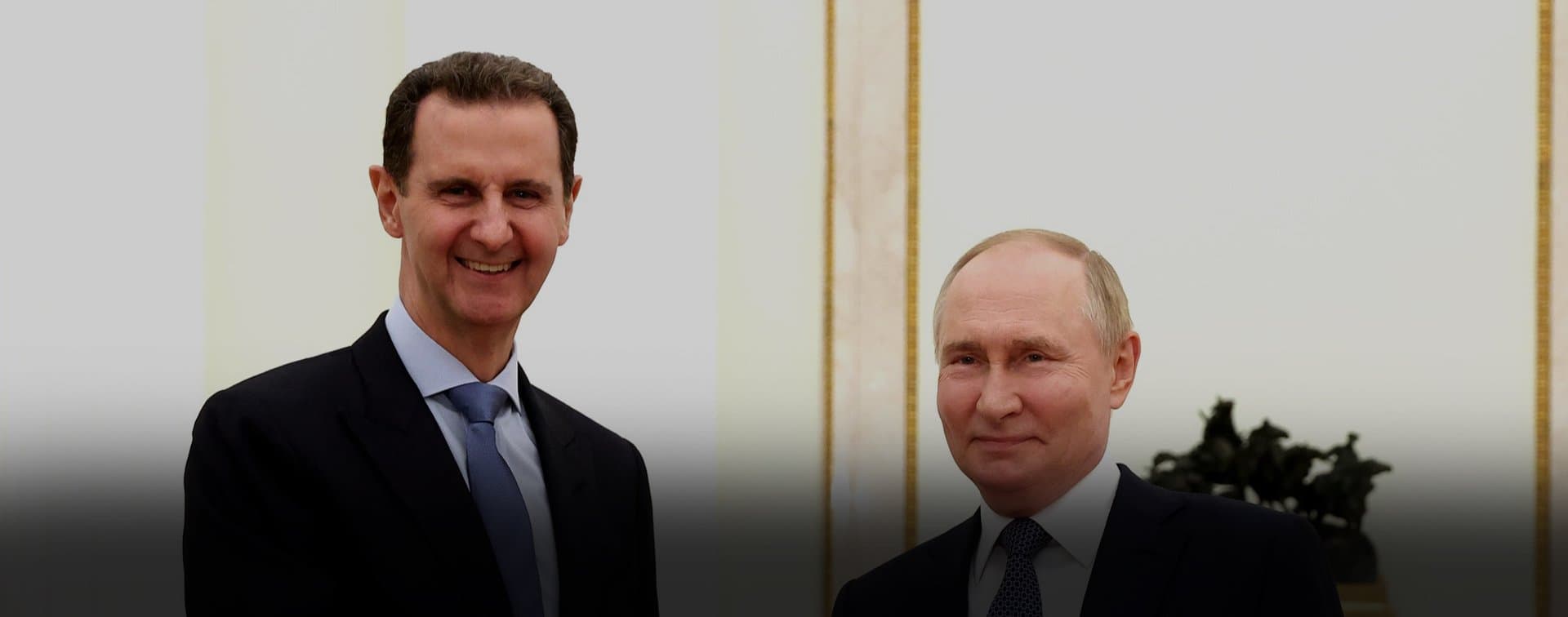 Путин в Кремле встретился с Асадом