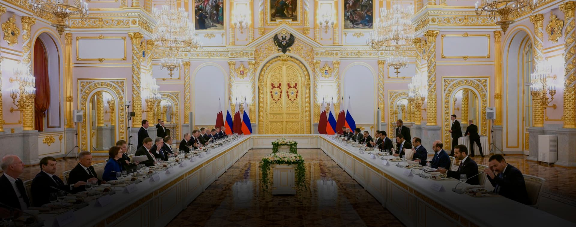 Рустам Минниханов принял участие в расширенной встрече Президента России с Эмиром Катара