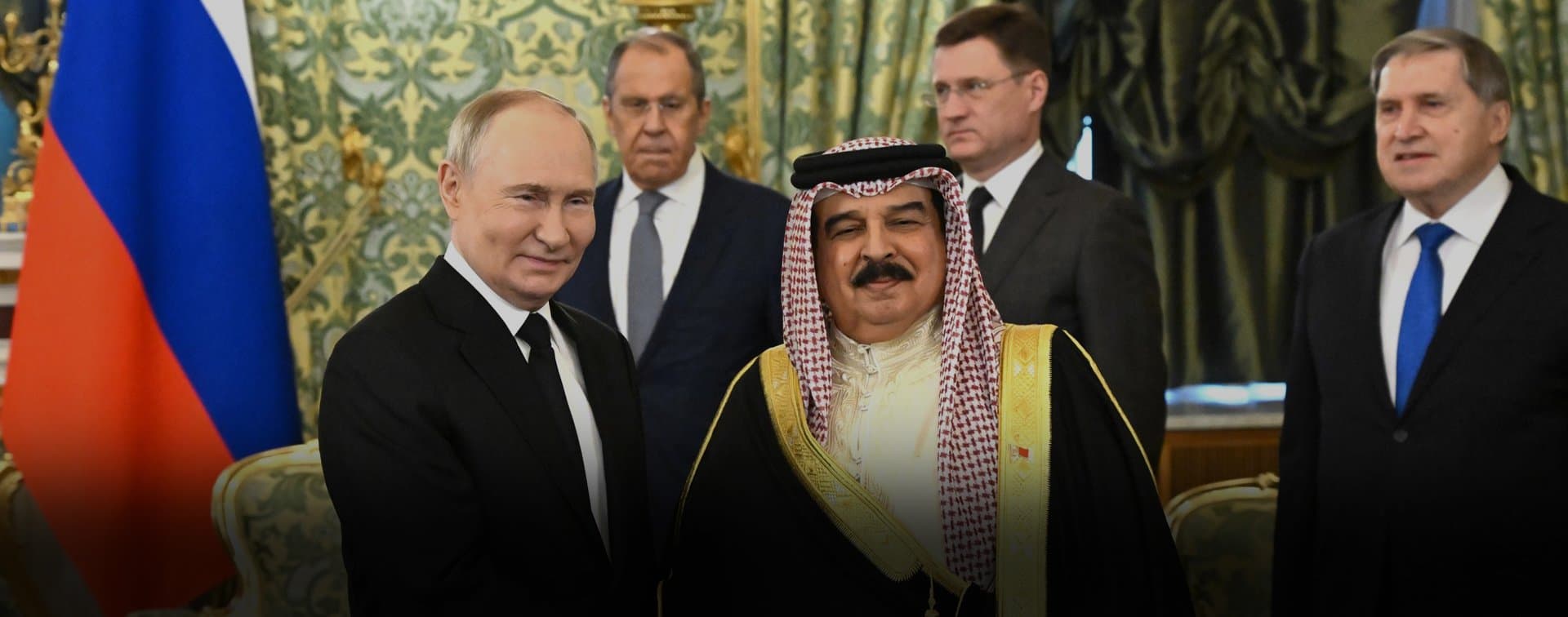 Путин поговорил по телефону с королем Бахрейна