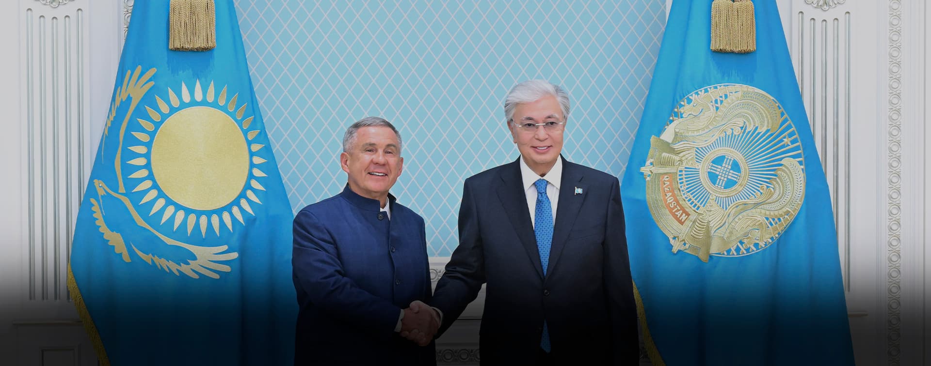 В Астане состоялась встреча Раиса Татарстана Рустама Минниханова и Президента Казахстана Касым-Жомарта Токаева