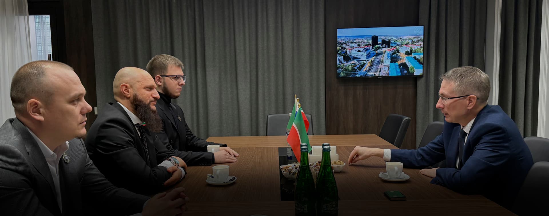 Марат Гатин встретился с представителем Главы Чеченской Республики в Татарстане