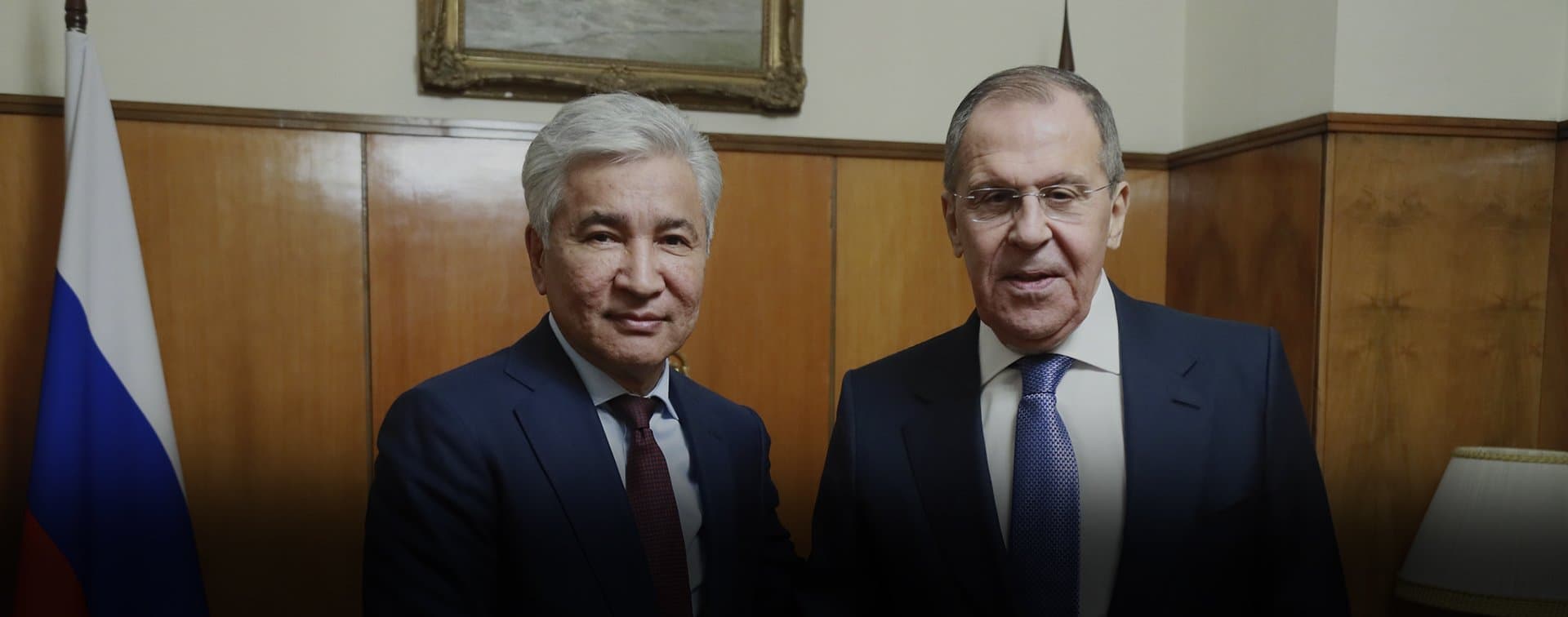 Лавров встретился с послом Казахстана в России