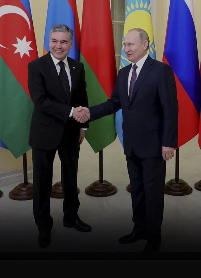 Путин и Бердымухамедов обсудили укрепление сотрудничества России и Туркмении